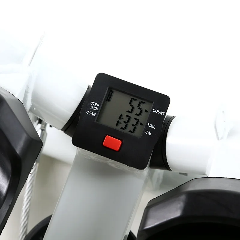 ستيبر منزلي صغير مع مؤشرات ضوء LED - معدات اللياقة البدنية لمراقبة شدة التمرين، تصميم سهل الاستخدام