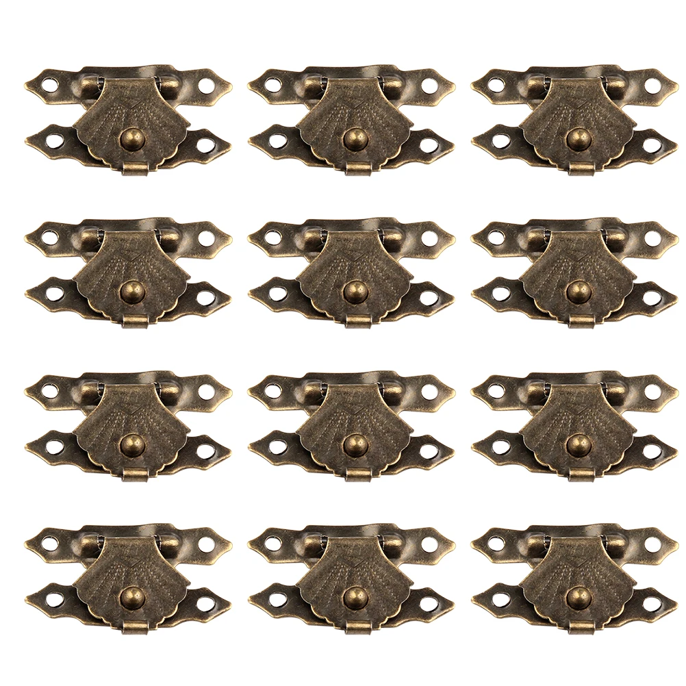 

25 Sets Case Buckle Jewelry Box Lock Earring Gift Box Buckle Case Metal Hardware Durable Stylish Retro