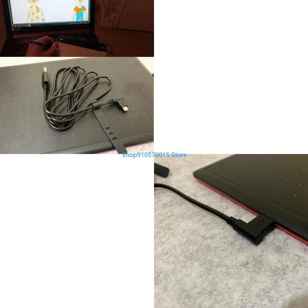 B95C USB Charging Cable Replacement Date Sync for Drawing Tablet CTL4100 CTL6100 CTL471 CTH680 Power Cord Replacement