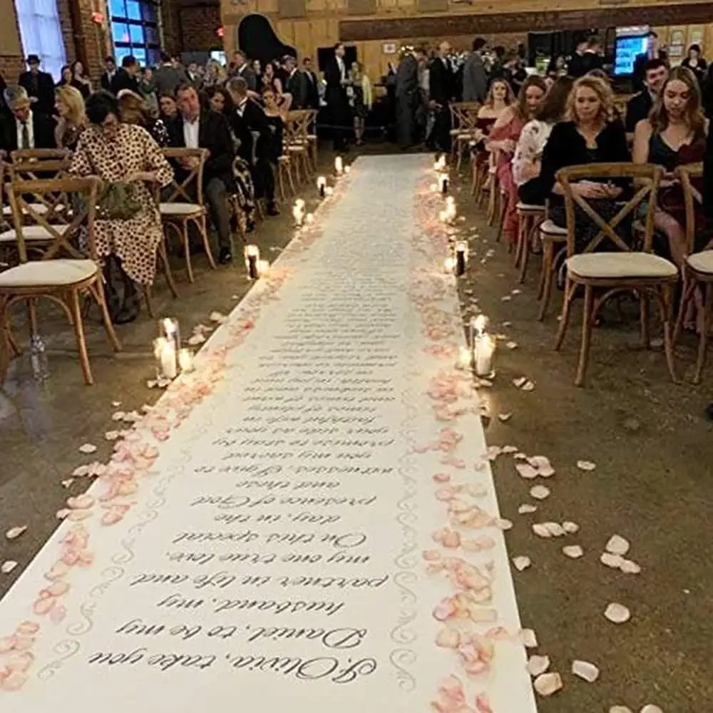 Custom Wedding Aisle Runner 54