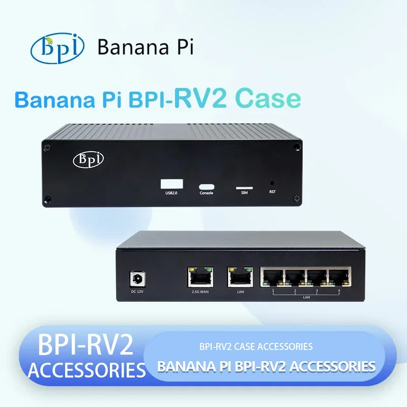 

Корпус Banana Pi BPI-RV2 Аксессуары Металлический корпус и алюминиевый корпус доступны