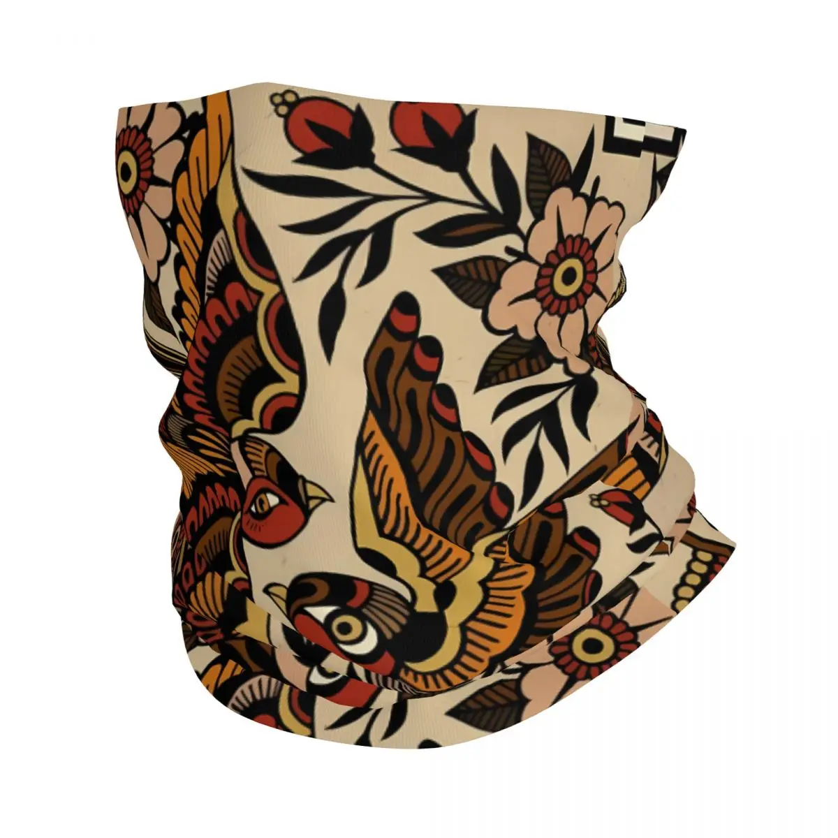 Three Birds Thin Wrap Scarf Bandana Animal Neck Gaiter Face Cover Headband