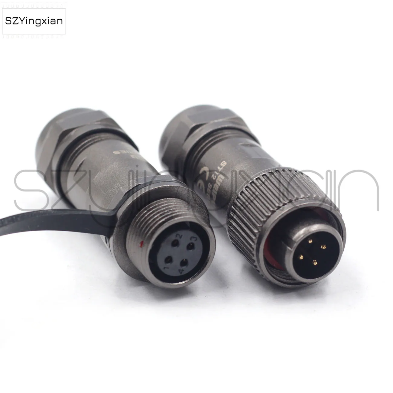 

WEIPU ST12 Series, 2 3 4 5 6 7 9 Pin Metal Electrical Connector Cable Butt Connector IP67 Industrial Power Aviation