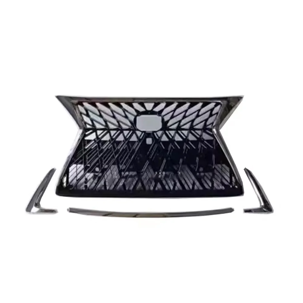 Chromate Glossy Black Radiator Grilles For Lexus GX400/460 Racing Grilles Bumpers Plating Body Kit Hood Black Car Accessories