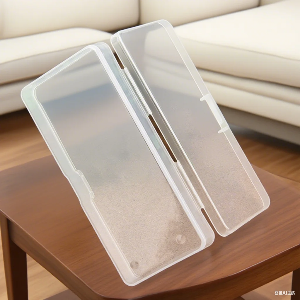 1PC Transparante Plastic Opbergdoos Sausfles Fruit Vork Opbergdoos Lege Opbergdoos Sieraden Rechthoek Case