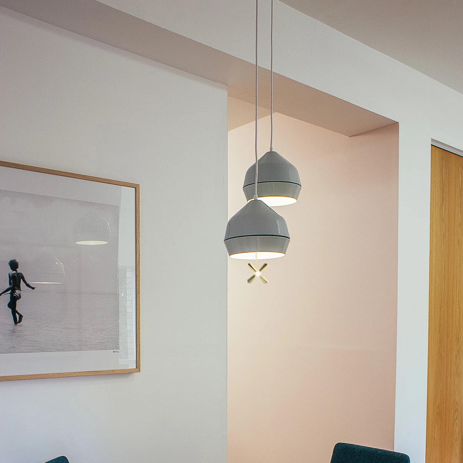 

4 Pcs Pull Chains Metal Glass Decorative Chain Extenders Home Hanging Ceiling Bulb Vintage Practical Gadgets Safe