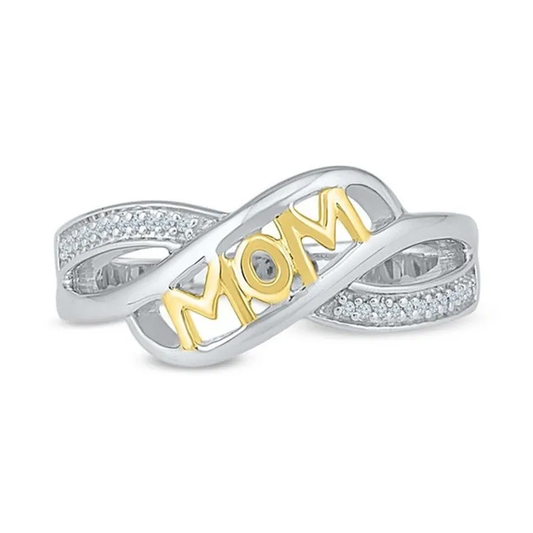 925 Sterling Silver Ring Featuring Gold Color Letter Detail Delicate Feminine Jewelry Ideal for Women to Elevate Any Outfit