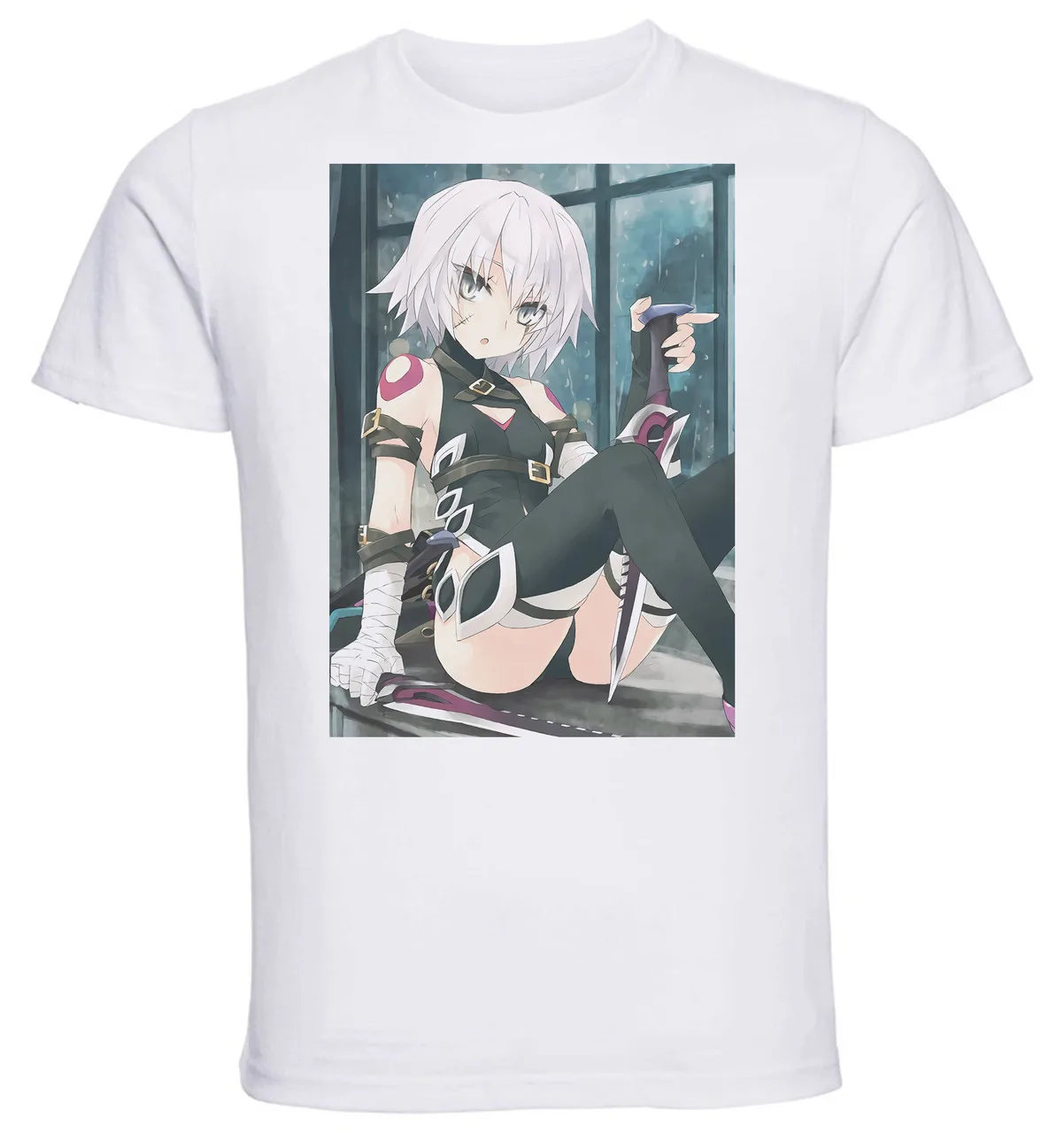 T-Shirt Unisex White Fate Grand Order Jack The Ripper