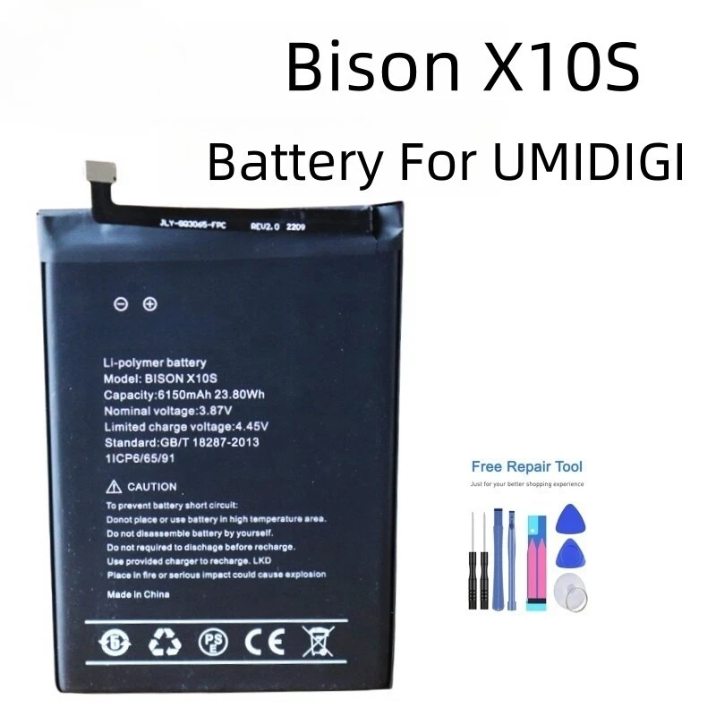 NEW eplacement Battery for UMIDIGI BISON X10S Smart Cell Phone TOOLS