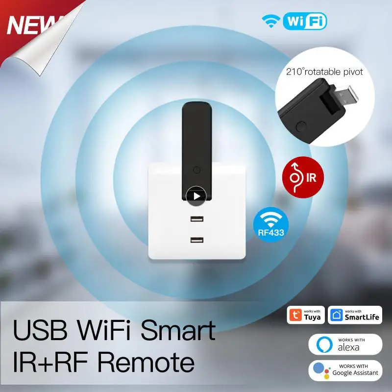 

Usb Wi-Fi дистанционный переключатель голосовое управление ИК-пульт дистанционного управления Беспроводная автоматизация умного дома Работа с Alexa Home