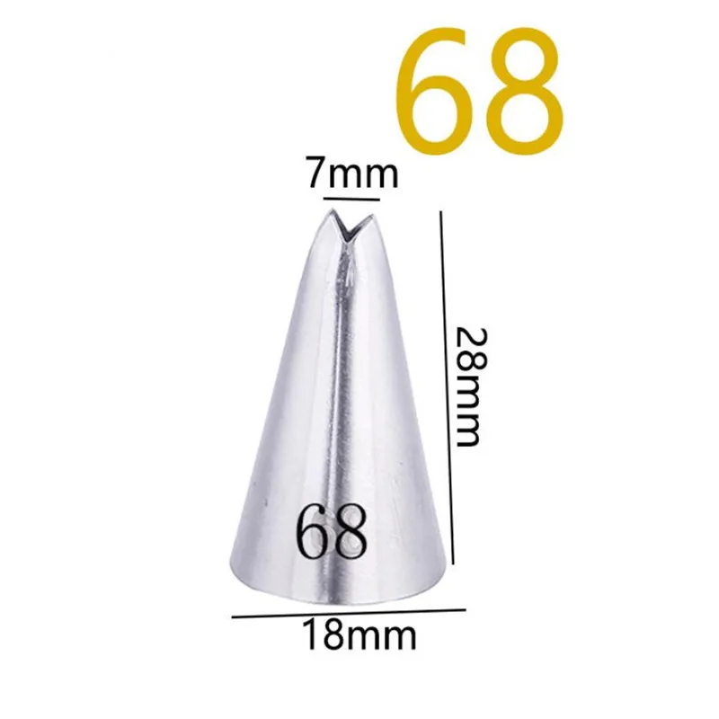 5Pcs/set Leaves Nozzles Stainless Steel Icing Piping Nozzles Tips Pastry Tips For Cake Decorating Pastry Fondant Tools