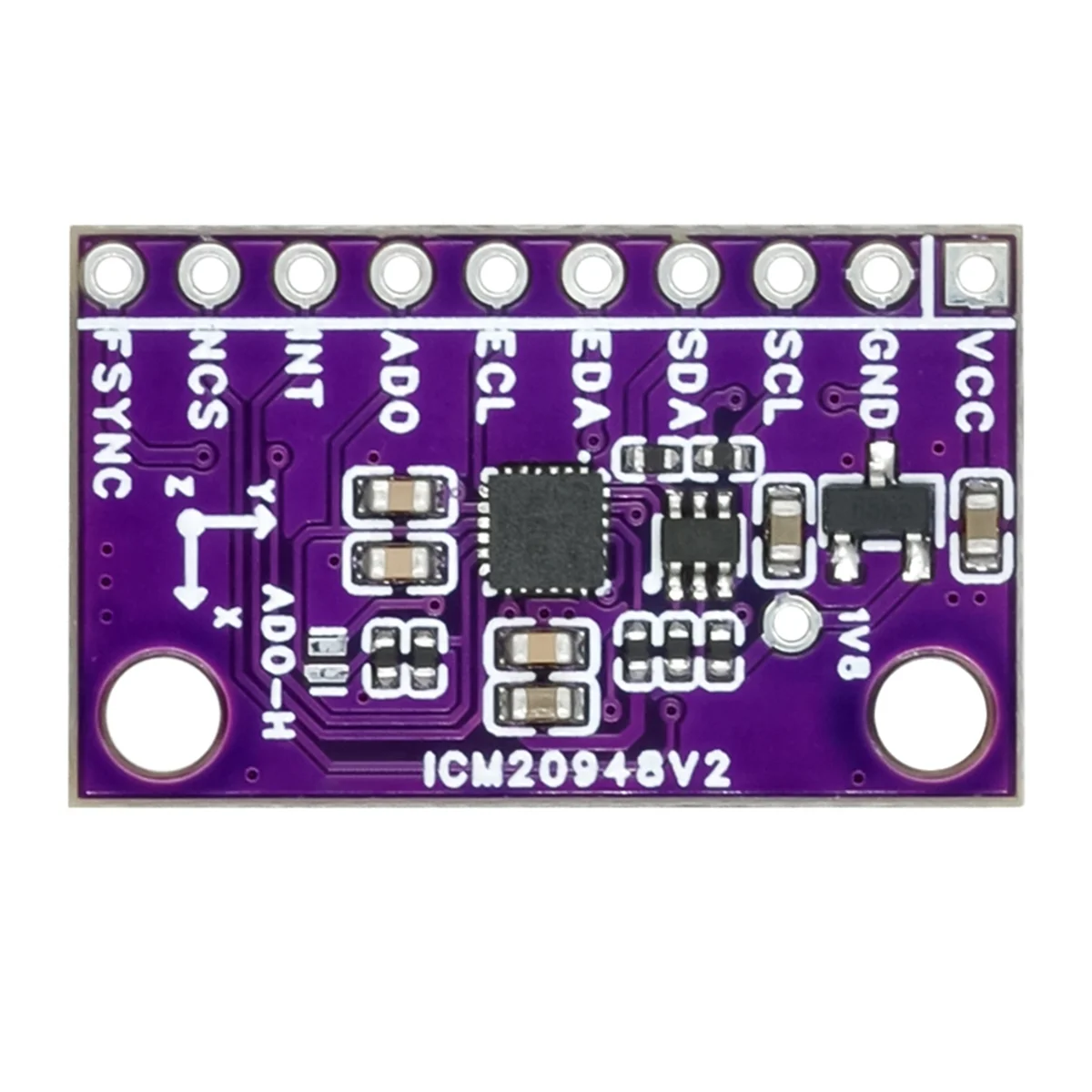 GY-ICM20948V2 9-osiowy czujnik przyspieszenia Moduł czujnika pola magnetycznego ICM20948V2 ICM-20948 Zastępuje MPU-9250