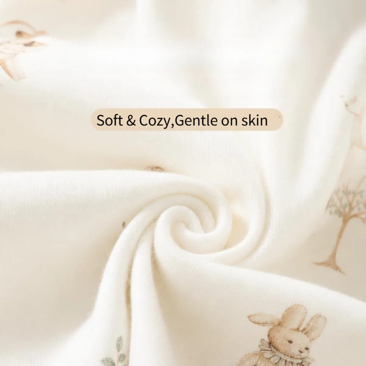 Newborn Baby Romper Soft Cotton Side Snaps Long Sleeve Onesie Cute Print Breathable Infant Clothes Unisex Spring Autumn 0-6M