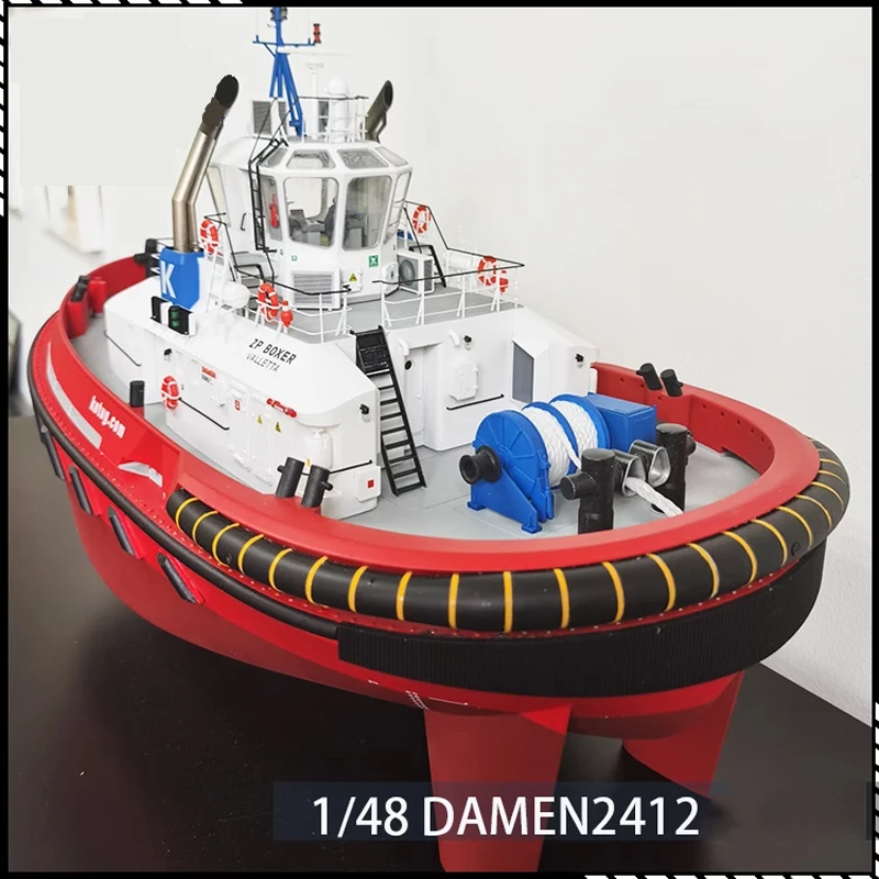 Ship Model 1/48 515mm Remote Control Ship RC Boats  DAMEN 2412 Ship Tug DIY Assembly KIT Model Toys