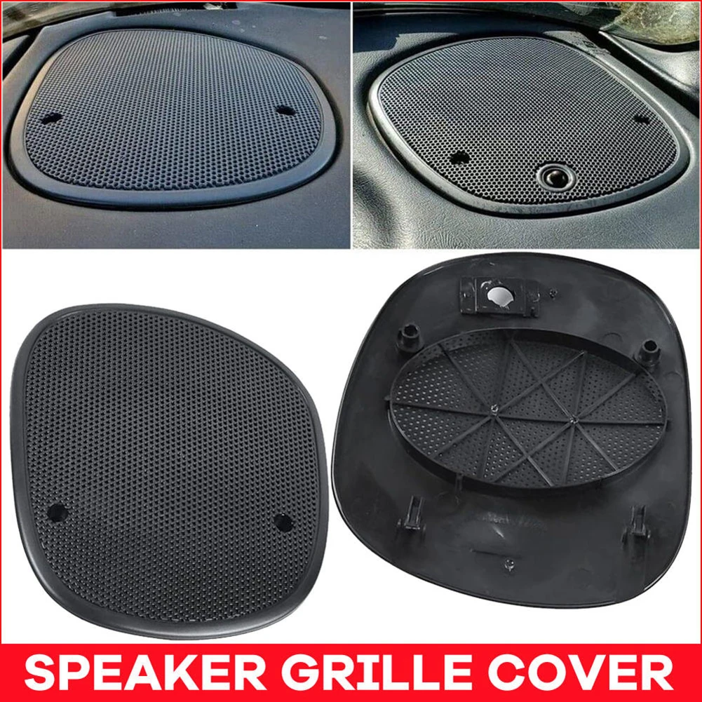 Black Dashboard Speaker Cover Simple Cooling Defrost Vent Cover For Car