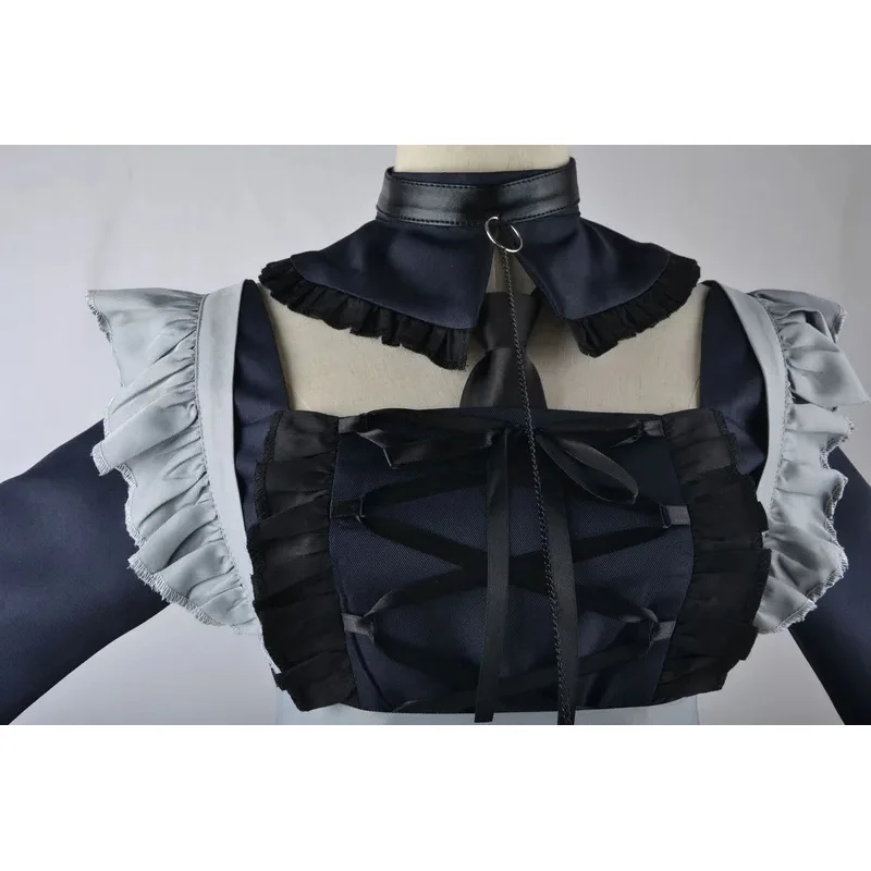 Anime My Up Darling Costume Cameriera Vestito Cosplay Halloween Kitagawa Marin Kuroe Shizuku Set completo og;5
