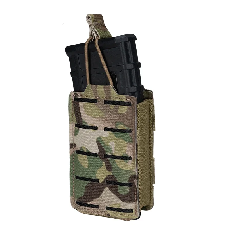 

IDOGEAR Tactical LSR 556 Mag Pouch Singel Mag Carrier MOLLE Pouch Laser Cut Tool Bags Airsoft durable Lightweight 3566