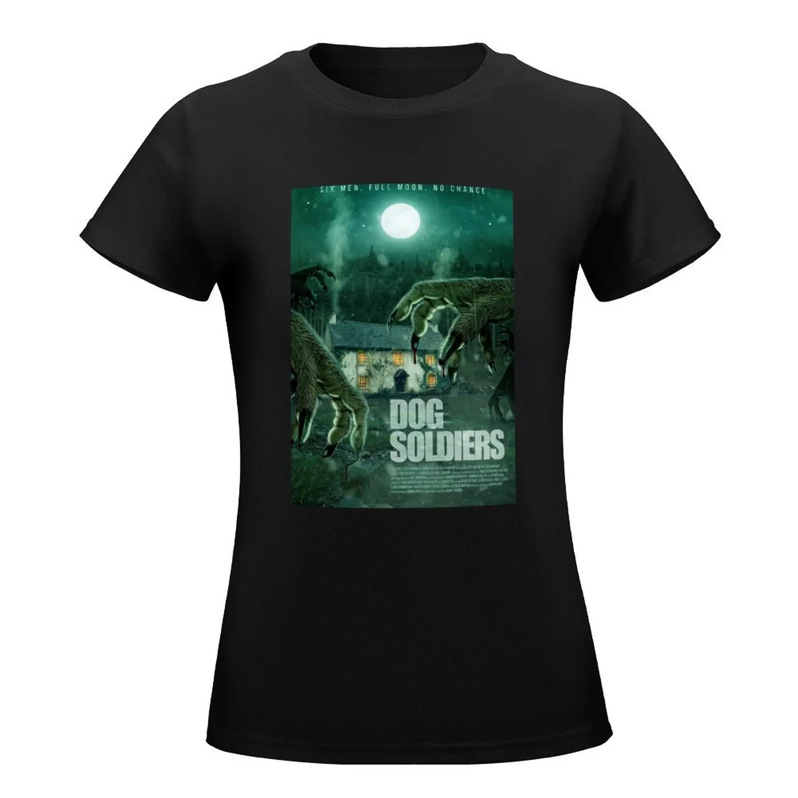 DOG SOLDIERS original poster art T-Shirt plain anime sublime animal print t-shirt dress for Women plus size