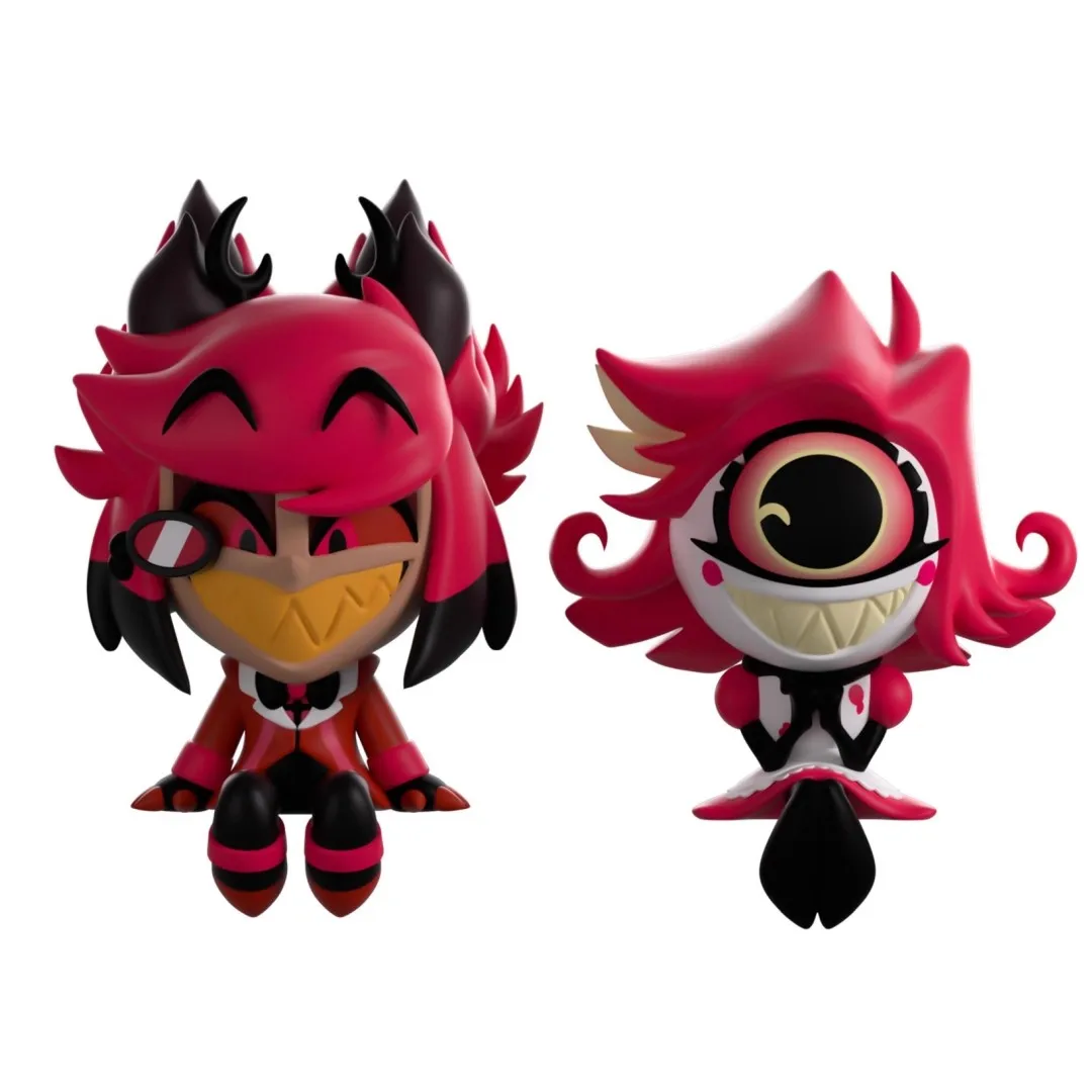 

6.6Cm Youtooz Hazbin Hotel Alastor & Niffty Monitor Buddiez Action Figure Model Ornaments Garage Kit Decorate Toys Gift