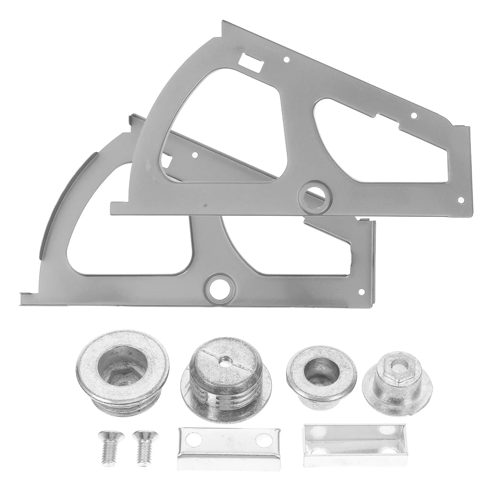 2Pcs Stainless Steel Shoe Cabinet Hinges Strong Load Capacity Turning Rack Replacement Fittings for Drawer Cabinet Flip