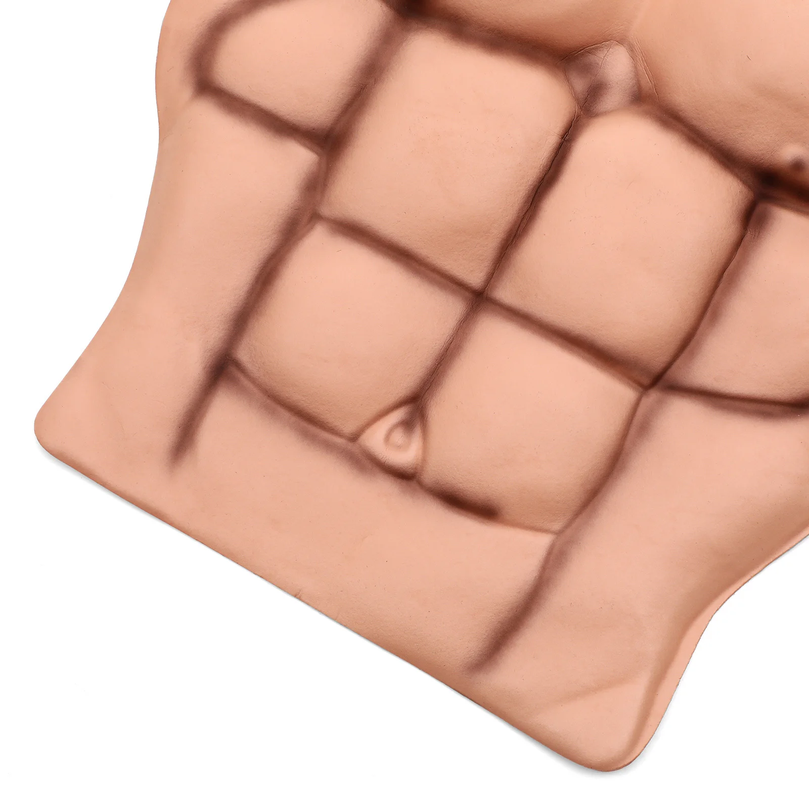 

Artificial Fake Muscle Chest Prop for Men Halloween Cosplay Party Masquerade Fancy Dress Warm Realistic Look Muscle