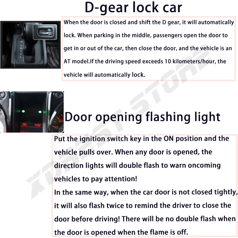 Intelligent Automatic Door Locking For Suzuki Jimny AT Model LHD JB64 JB74 3 Door 2019+ Smart Close Open Lock with Double Flash