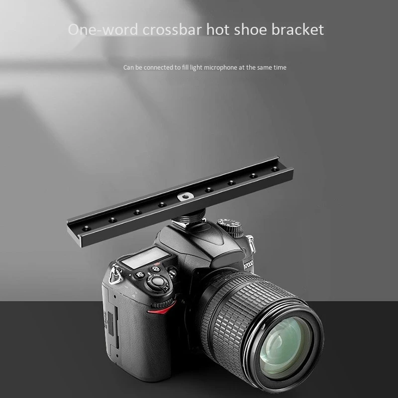 Lengthened Quick Release Plate Slr Camera Multi-Camera Hot Shoe Bracket External Flash Microphone Tripod Gimbal