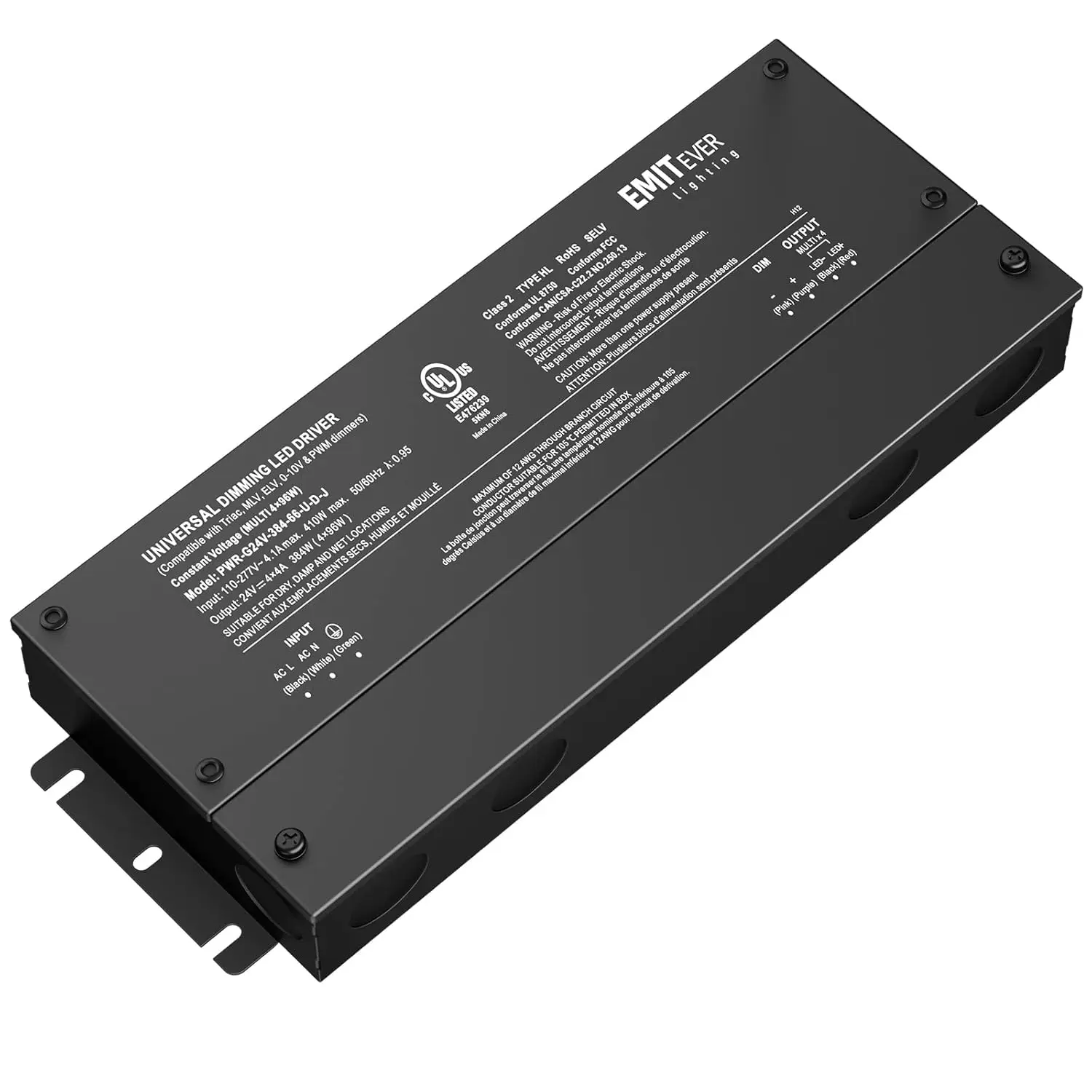 Power Supply,4-Channels AC to DC Transformer for LED Light, Compatible