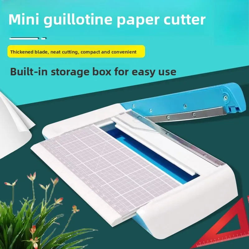 Small Office Portable Paper Cutter, Manual Paper Cutter, Art Knife Trimmer, Photo Slicer, Mini Trimmer