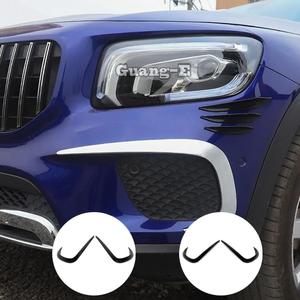 

Car Front Fog Light Cover Decoration Trim Lamp Eyebrow Accessories For Mercedes Benz GLB Class W247 X247 2019 2020 2021-2023