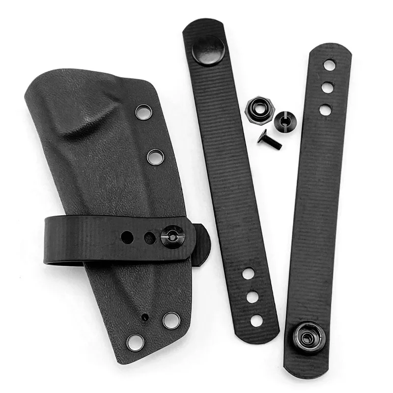 Lightweight IWB Soft Belt Clip Knife Sheath with Rubberized Nylon Safety Clip - IWB Knife Sheath Belt Clip, K-Sheath Belt Clip