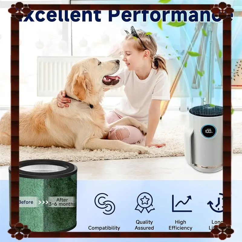 Consegna in 24 ore 2PCS Filtro per Shark HP072 HP072PK HP072PL HP072GN Accessori di ricambio per purificatore d'aria Filtro Sostituisci