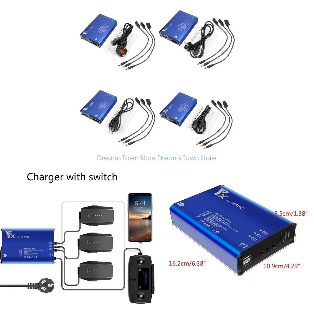hx6a-pour-chargeur-batterie-hub-5-en-1-hub-pour-batterie-rapide-parallele