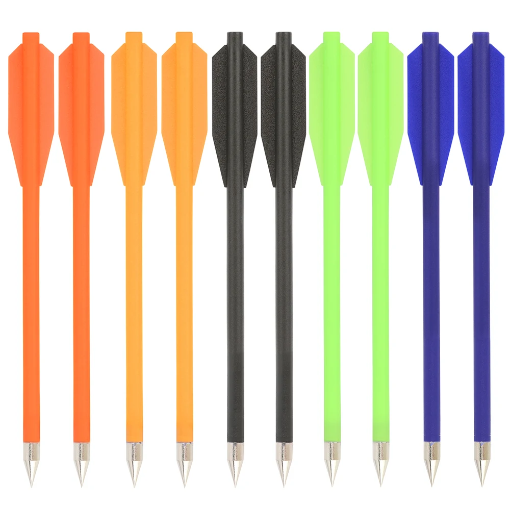‌ 12 шт. 6,3 дюйма, охотничья стрела для стрельбы из лука, пластиковые мини-стрелы диаметром 6,2 мм для уличной стрельбы по мишеням, аксессуары для лука и стрел ‌