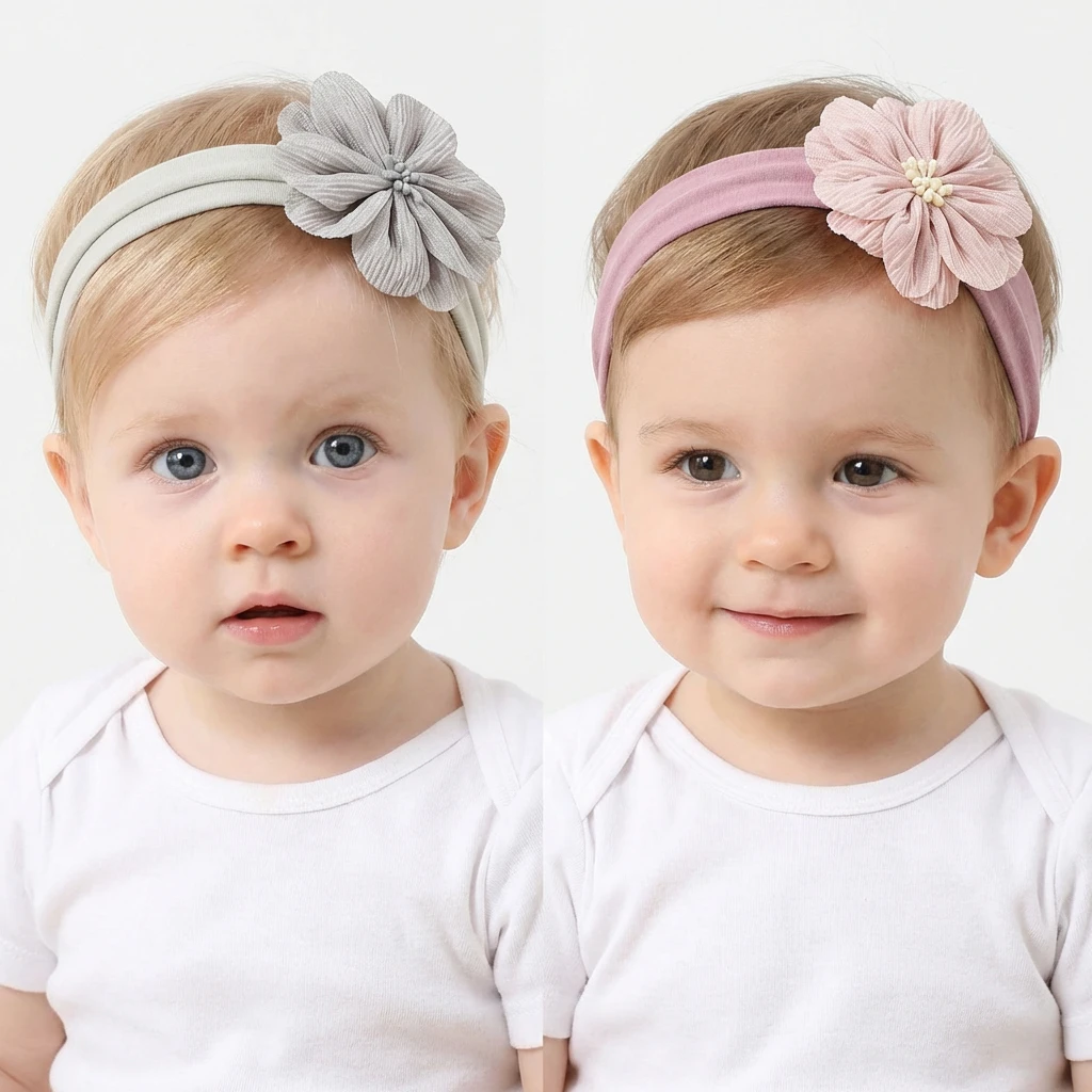 3-color set New European and American style soft nylon baby 