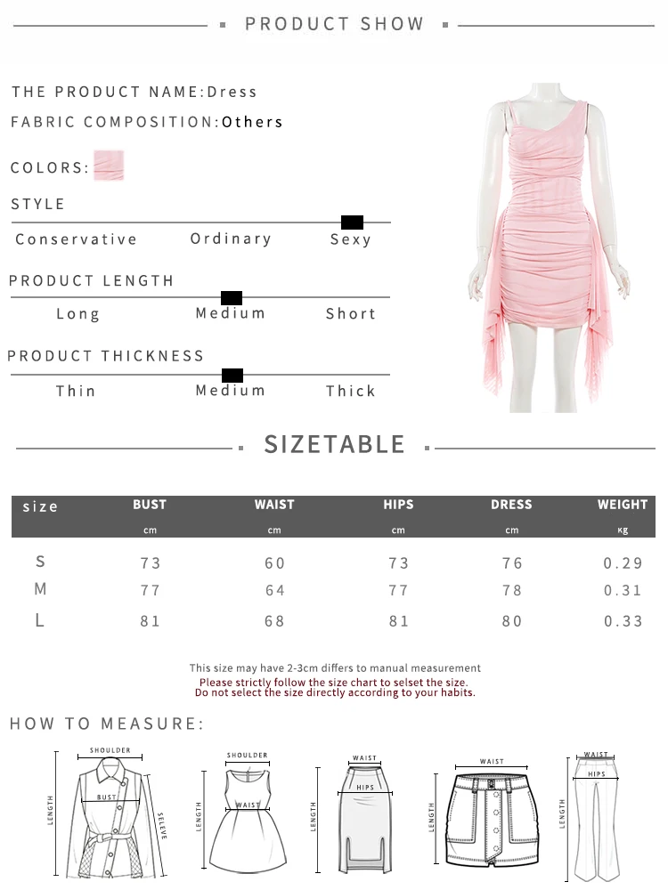 Nibber Elegantes Kleid für Damen mit Rüschen, Quasten, Falten, tiefem Ausschnitt, Patchwork, Mesh, ärmellos, für Abschlussball, Party, Sommer, schick, Mini-Bodycon – Detail 1
