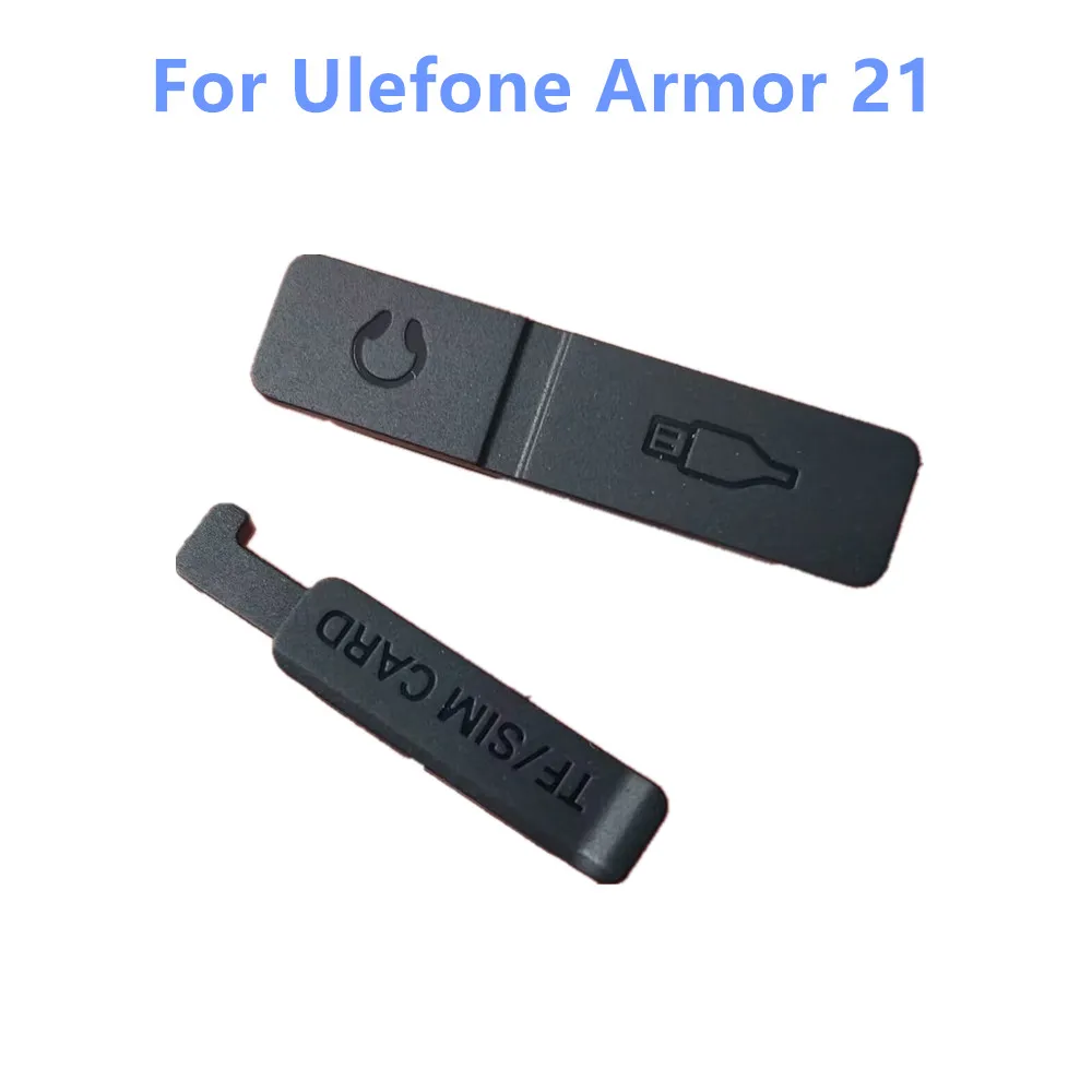 For Ulefone Armor 21 Cell Phone Rubber Sim TF Port Card Cover SIM Dust Plug TYPE-C USB Rubber Dust Plug Accessories