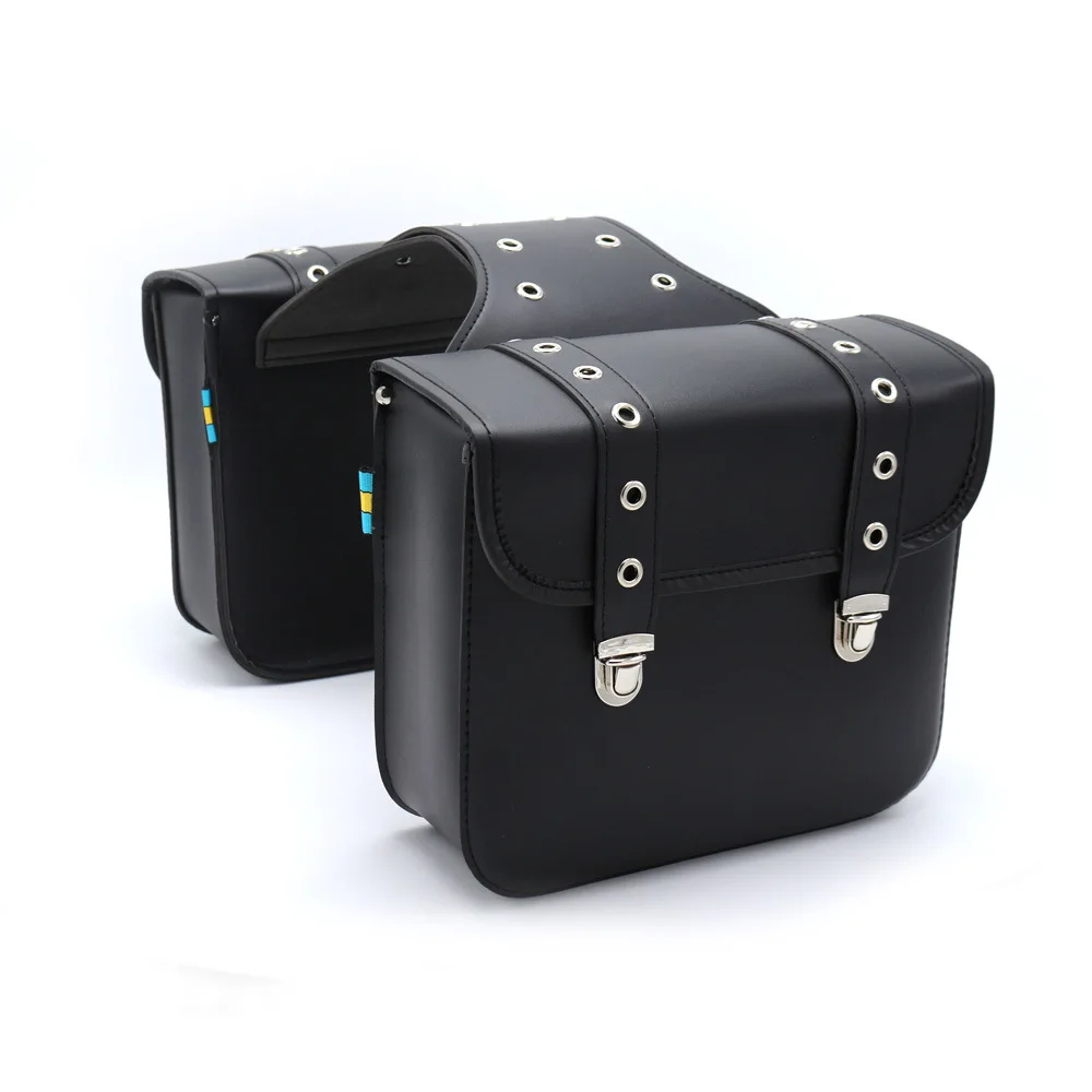 

Motorcycle PU waterproof saddle bag, universal modified side bag side bag, suitable for Earth Eagle King/Longjia/Lifan/Benda