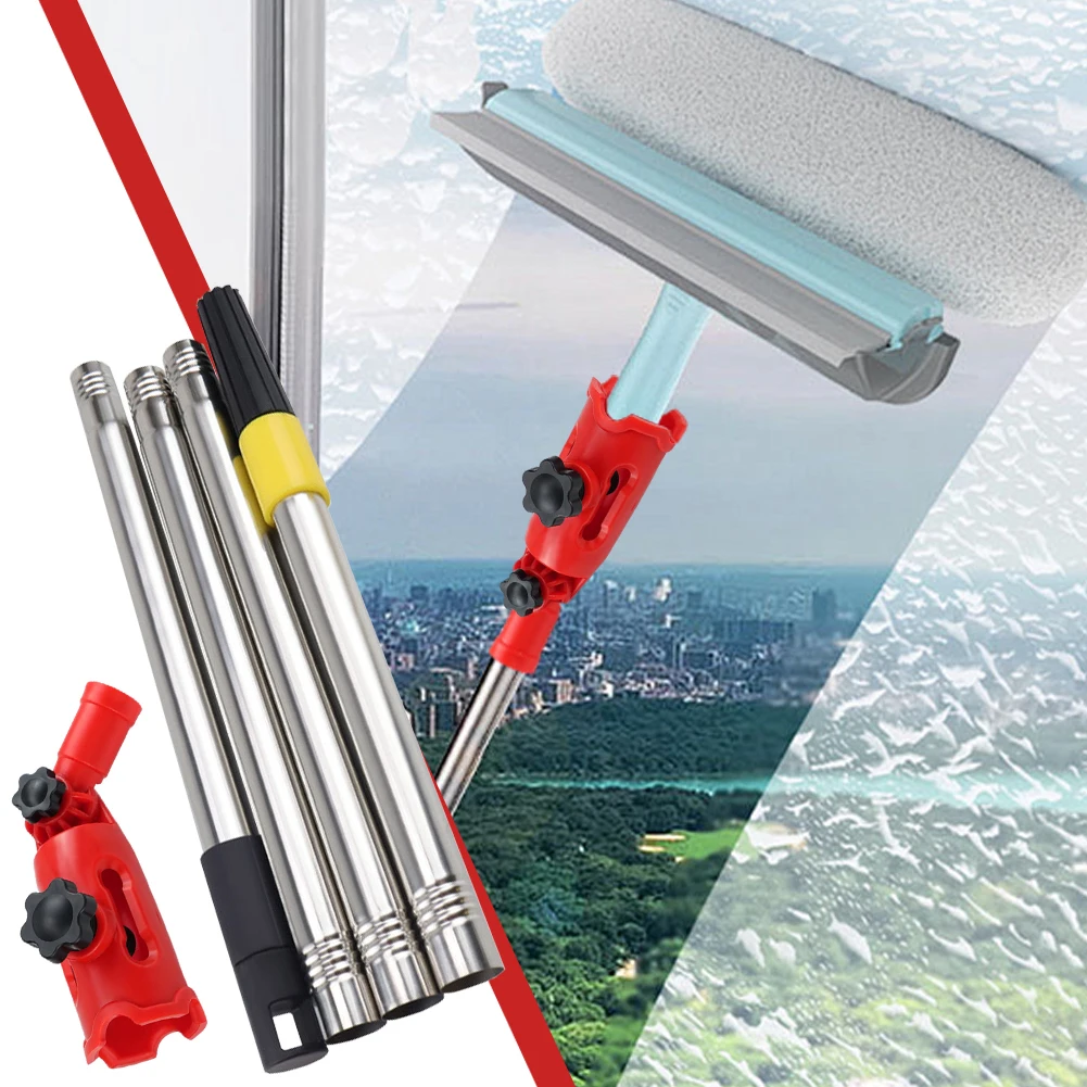 Description Picture 5 of item1SET Multi Angle Paint Brush Extender Plush Painting Handle Tool For Wall Window Trim and Corner Painting Cleaning Tool Support