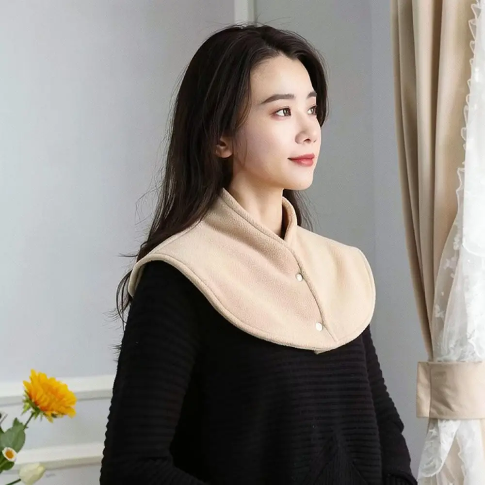 Winter Neck Protection Scarf Thickened Thermal Wrap Unisex Soft Neck Guard Cold Resistant Accessory For Elderly Sleeping
