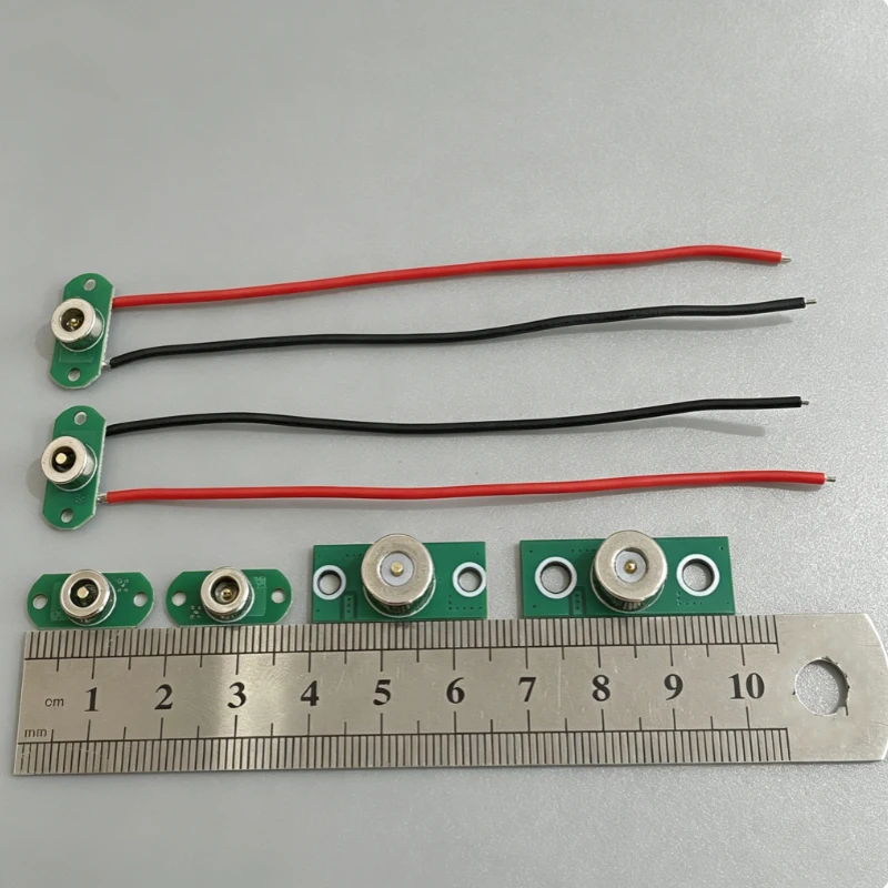 1 Stück Magnetischer Pogo-Pin-Steckverbinder zur Leiterplattenmontage, 7 mm, 10 mm, männlich/weiblich, Federklemme zum Aufladen für Schönheitsgeräte, Smartwatches, Mini-Lüfter – Detail 5