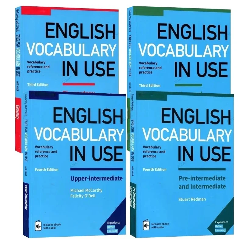 1pc Vocabulary In Use Collection Books English Test Preparation Professional Book Textbooks advanced intermediate elementary