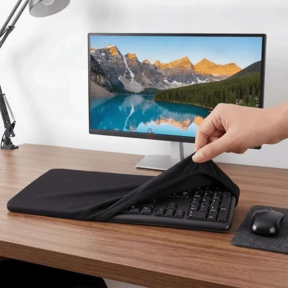 Elastic Keyboard Sleeve Anti-Dust Full Size Keyboard Dustproof Cover Secure Fit Washable Keyboard Protector