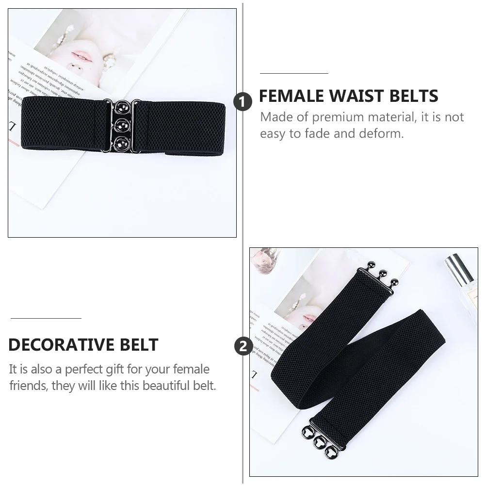 1 قطعة حزام مطاط واسع حزام الزخرفية حزام للنساء فستان السراويل الجينز الجوارب حزام خصر حزام الخصر النساء الخصر الفرقة