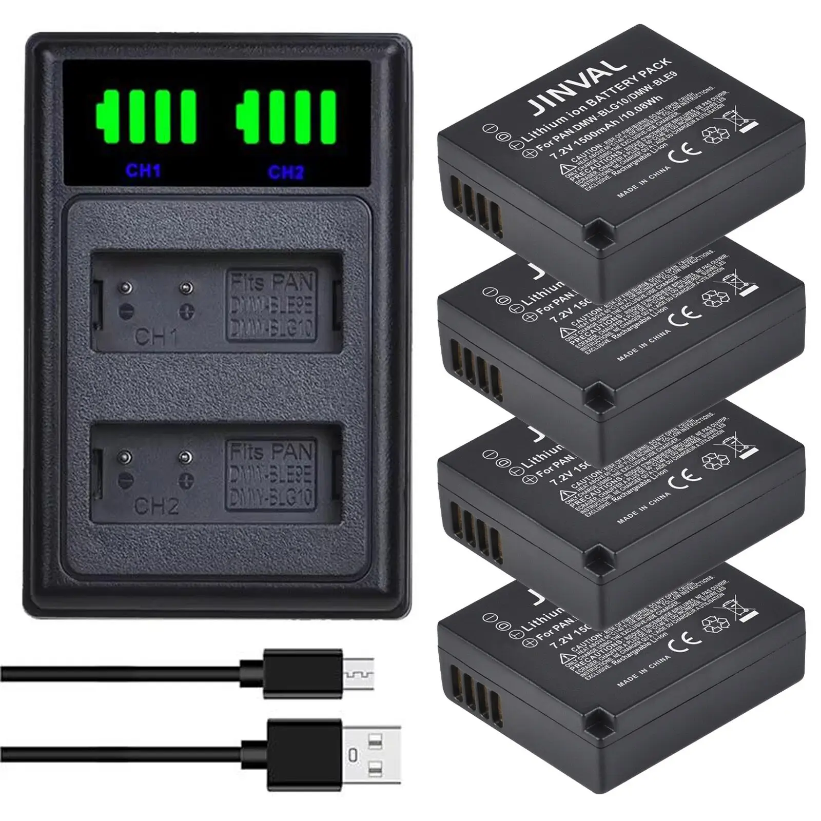 DMW-BLG10 BLG10E BLG10PP BLE9 BLE9E BLE9PP Bateria Battery +Charger For Panasonic Lumix DMC GF6 GX7 GX80 GF3 GF5 LX100 DC-TZ99