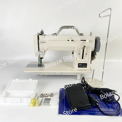 Electric Sewing Machine Portable Walking Foot Zigzag Stitch Arm Leather 106-RPL