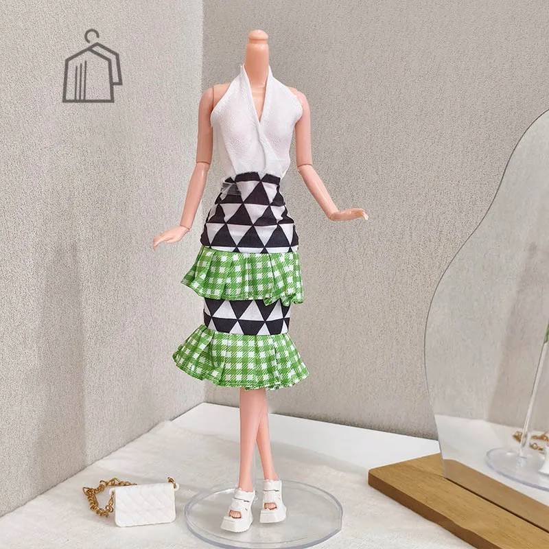 

30cm/11 Inch Supermodel Doll Clothes Accessories Vintage Elegant Cake Dress Party Dress Up Princess Clothes For PP FR Xinyi