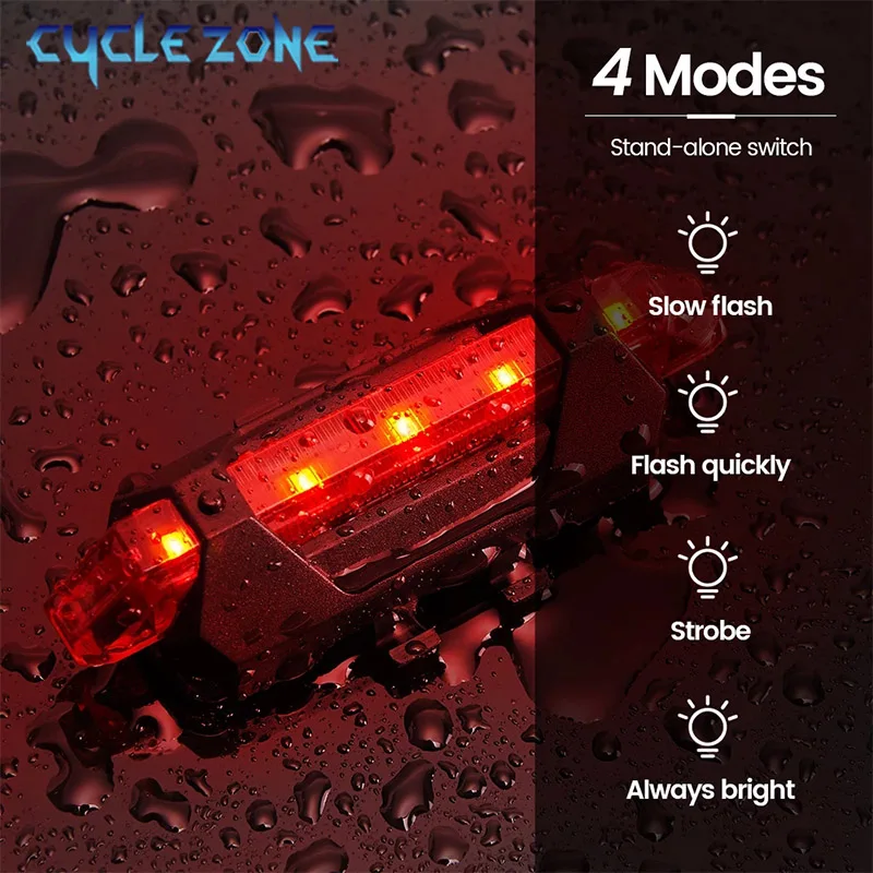 Bike Light Set Bicycle Headlight Taillight USB Rechargeable MTB Bike Front Rear Lamp Set Cycling Flashlight Bicycle Accessories