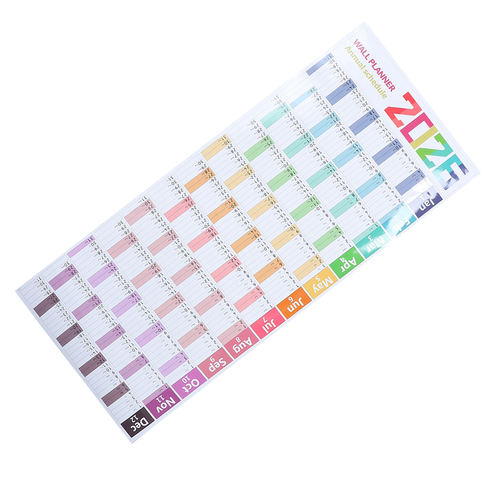 

2026 Calendar 12 Month Yearly Giant Large Size Office Home School Thick Paper No Bleed Monthly Scheduler Snake Year Hanging