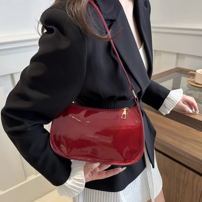 Bright Color Popular Fashion Korean Shoulder Bag Women Solid Color Small Square Bag Одноплечевая сумка